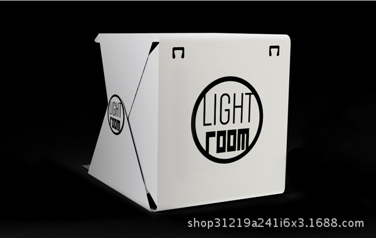 Portable folding, Deskto Mini Studio, Shadowless Light Box With LED light.