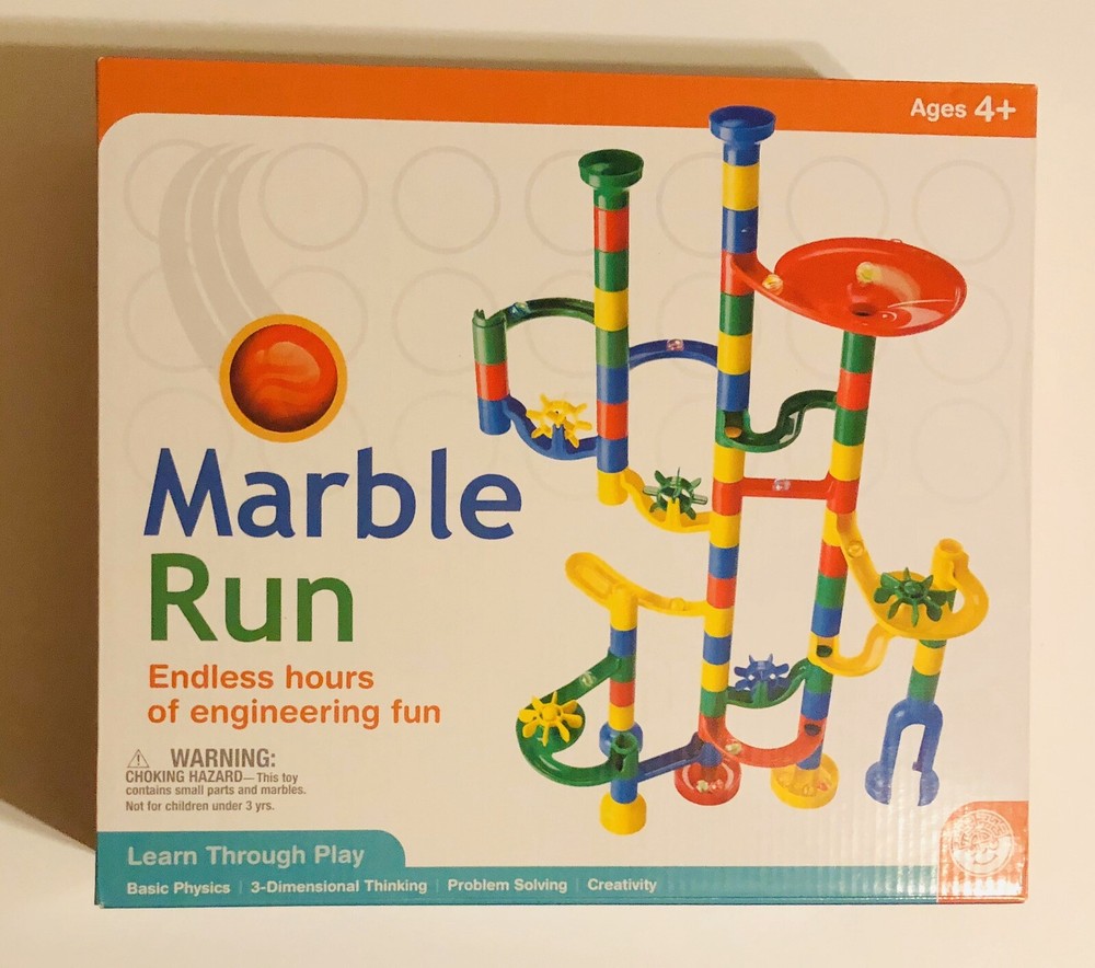Mindware Marble Run Toy - 55 Pieces plus 15 Marbles