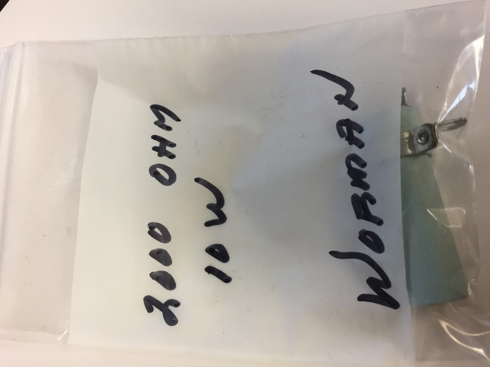2000 OHM 10 WATT WORKMAN  RESISTOR   NOS