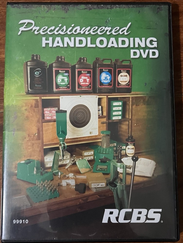 RCBS Precisioneered Handloading DVD Reloading Made Easy with Jim Scoutten