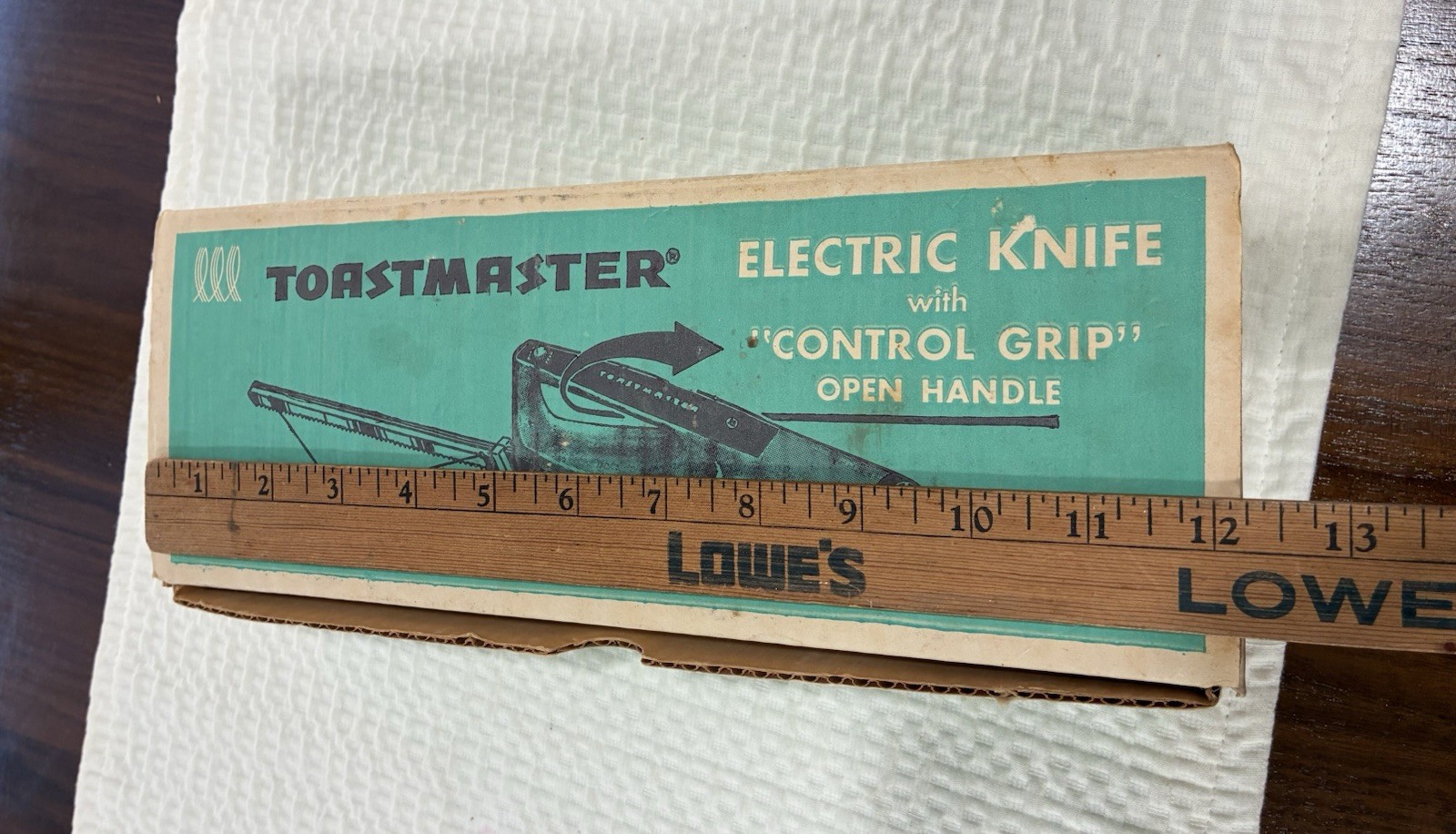 Vintage 1970's Toastmaster Electric Knife Model 6101 w/ Original Blue Box