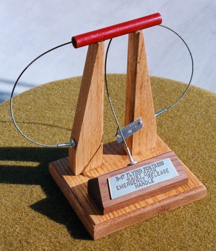 B-17 Flying Fortress EMERGENCY DOOR RELEASE HANDLE WWII BOEING Bomber Lockheed