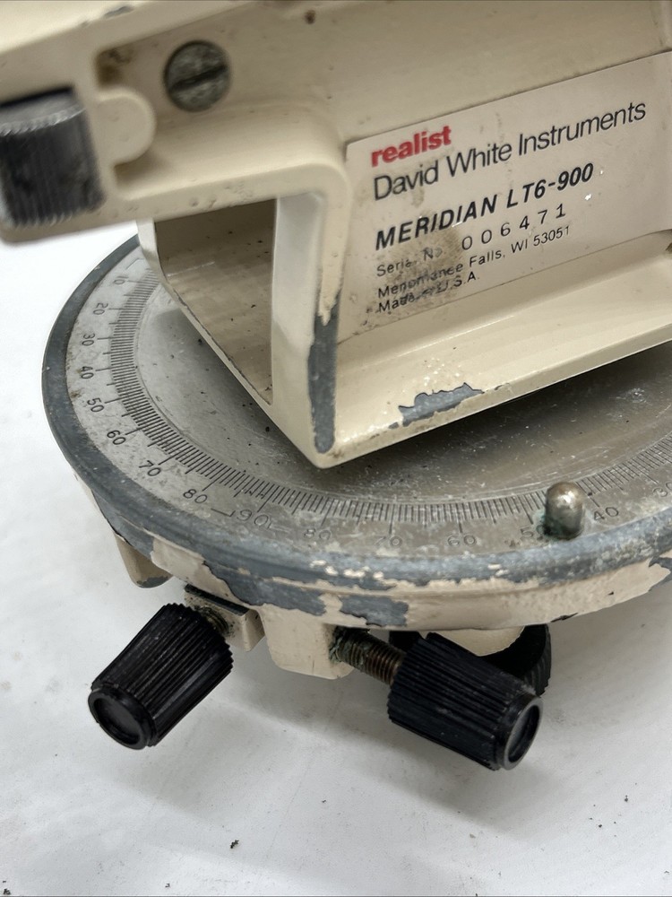 David White LT6-900 Meridian Transit Level *Untested