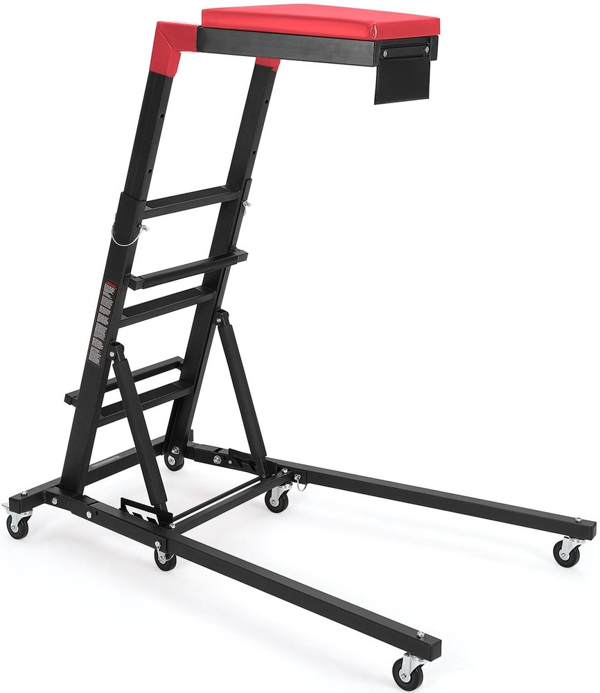 Topside Automotive Engine Creeper ,Adjustable Foldable Creeper with Padded Deck