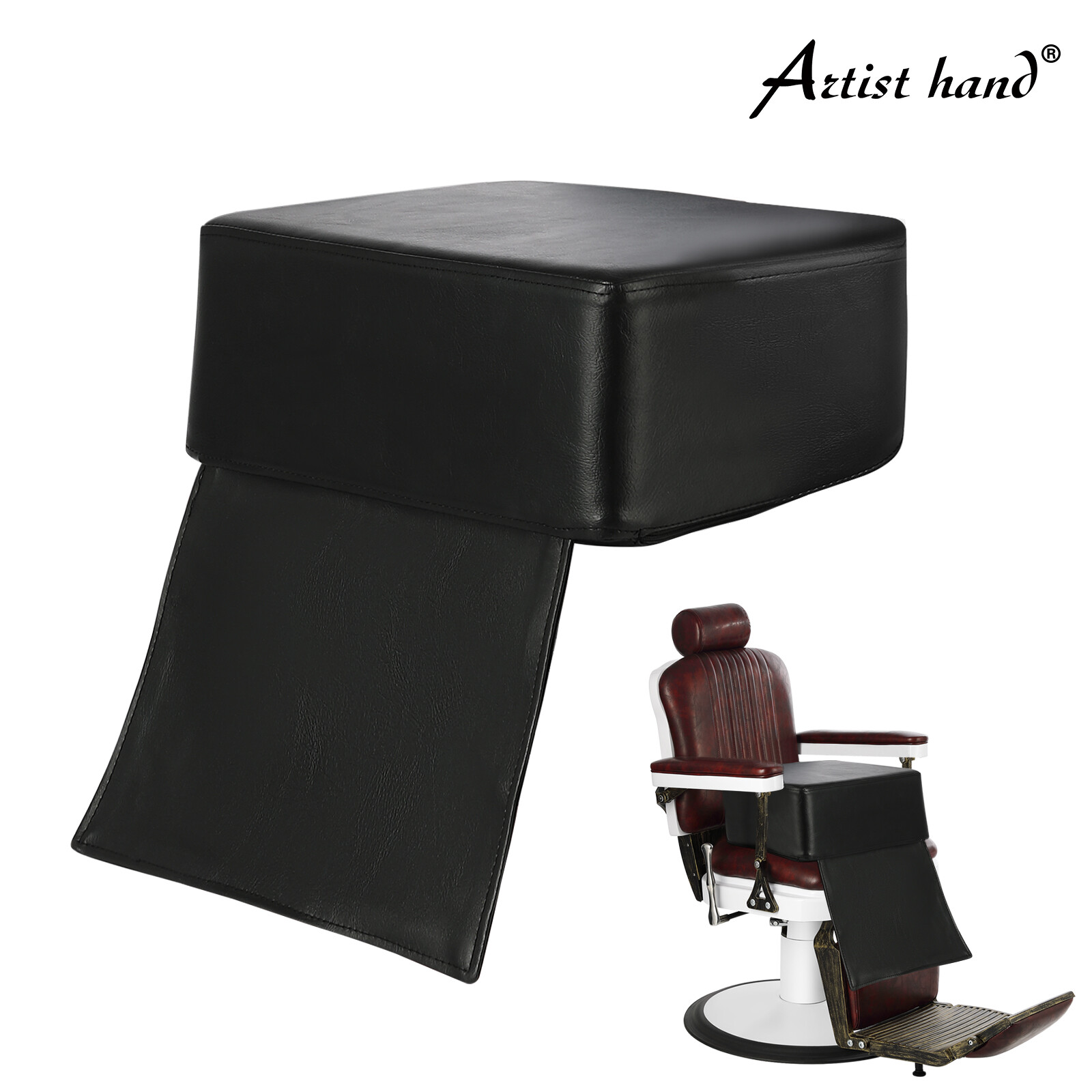 Black Child Booster Seat Cushion Barber Beauty Salon Spa Equipment Styling Chair