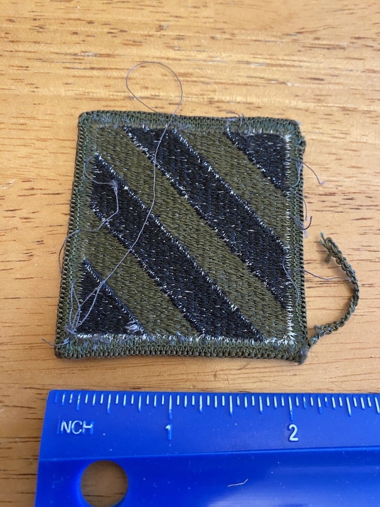 US Army 3rd Infantry Division Patch Subdued INV5638