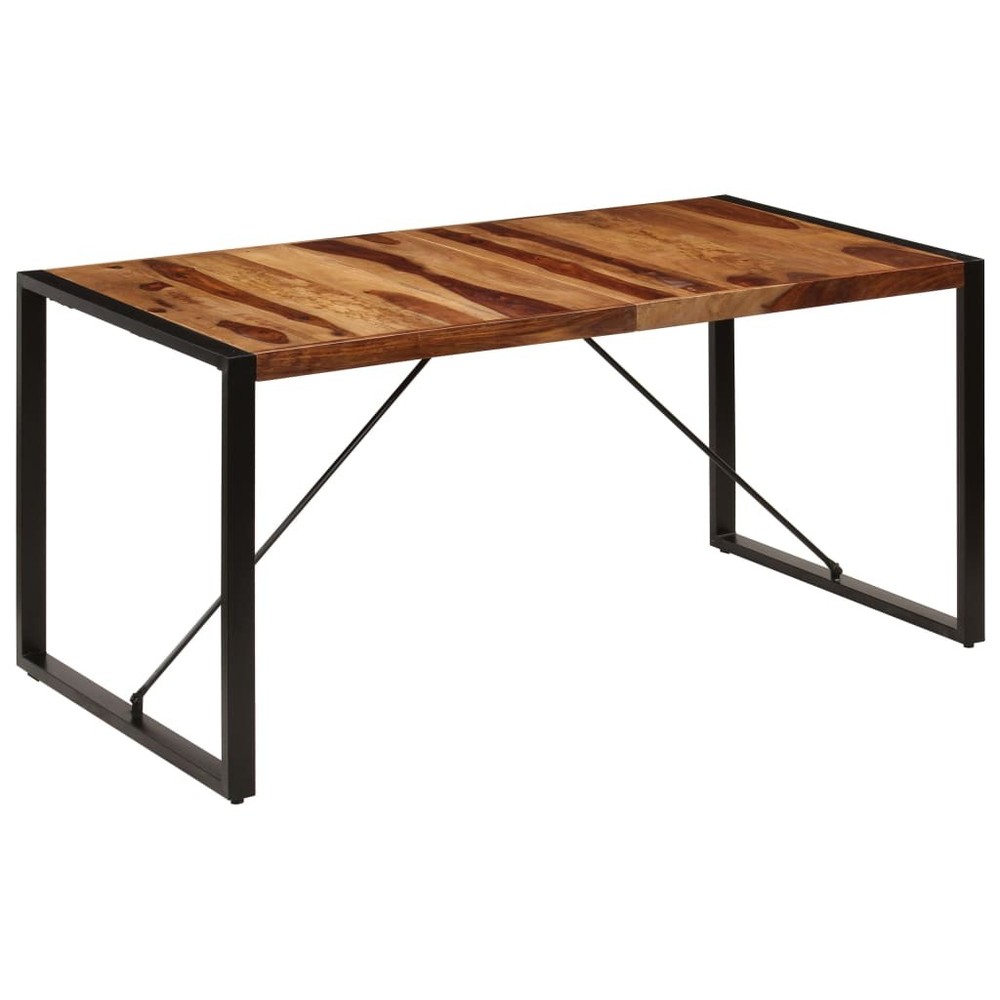 Dining Table Kitchen Table Dining Room Dinner Table Solid Acacia Wood vidaXL