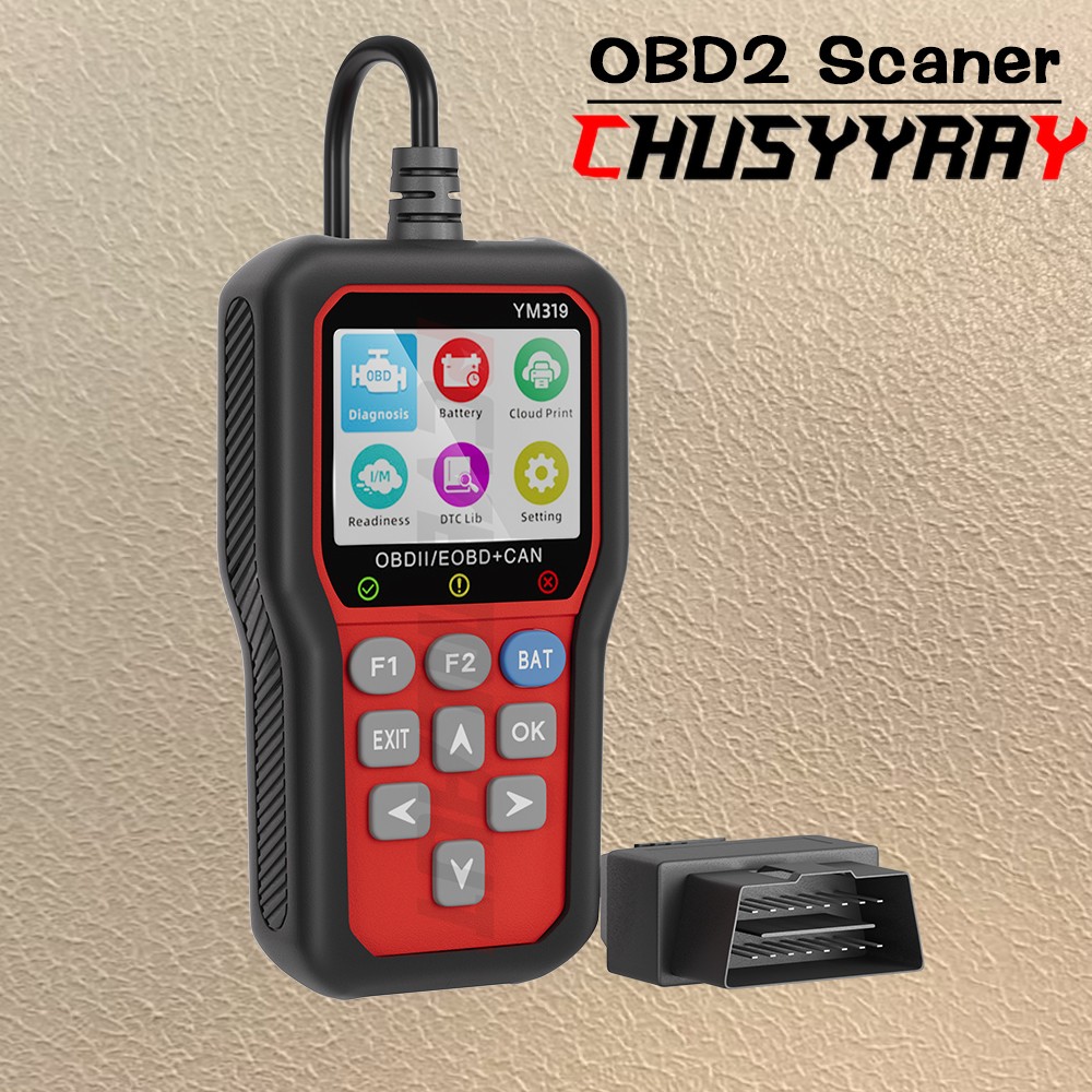 2025 YM319 OBD2 Scanner Engine  SRS Code Reader Car Diagnostic Tool