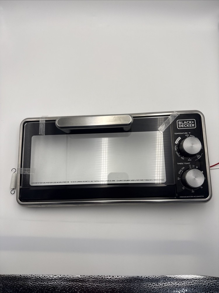 Handles Glass Panels, Timer Knobs For Black+Decker Crisp & Bake Toaster Oven