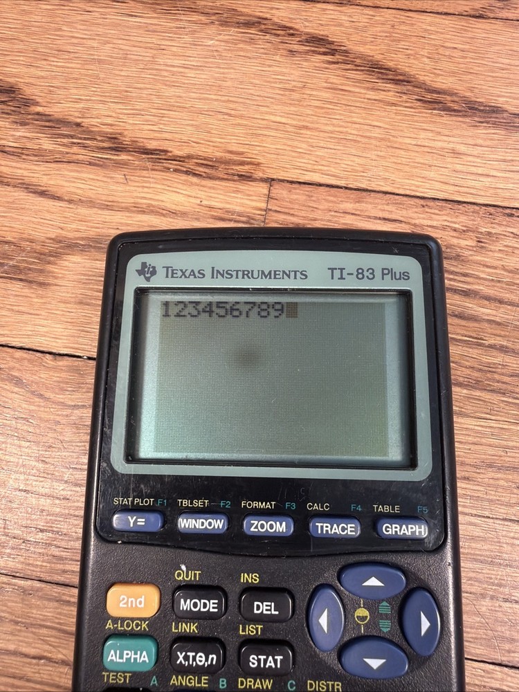Texas Instruments TI-83 Plus Graphing Calculator Black - Spot On Screen