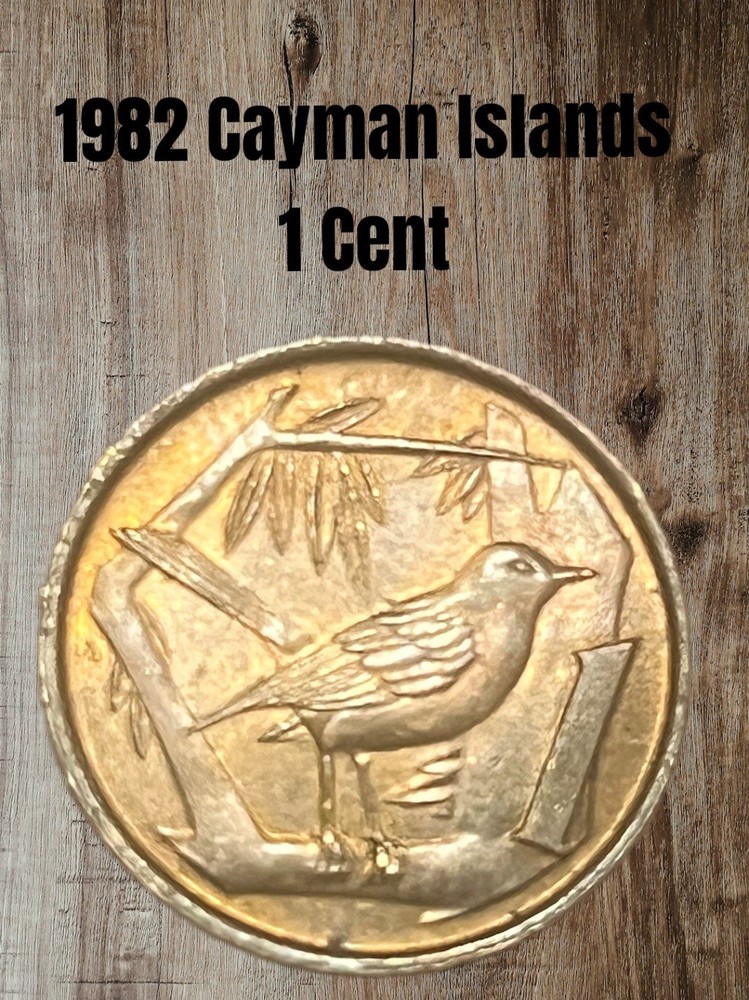 1982 Cayman Islands 1 Cent Coin