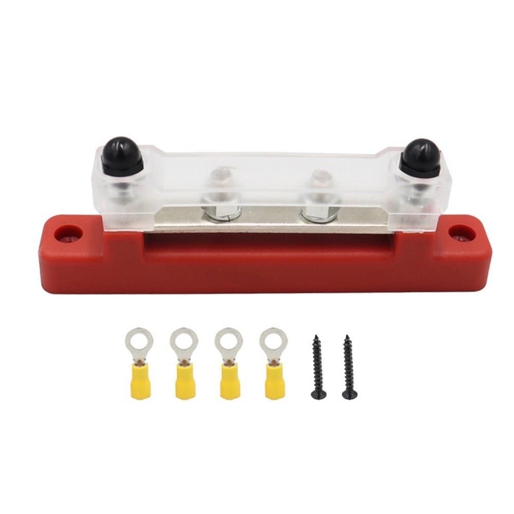 Tough ABS Material Battery Power Distribution Blocks with Clear Covers