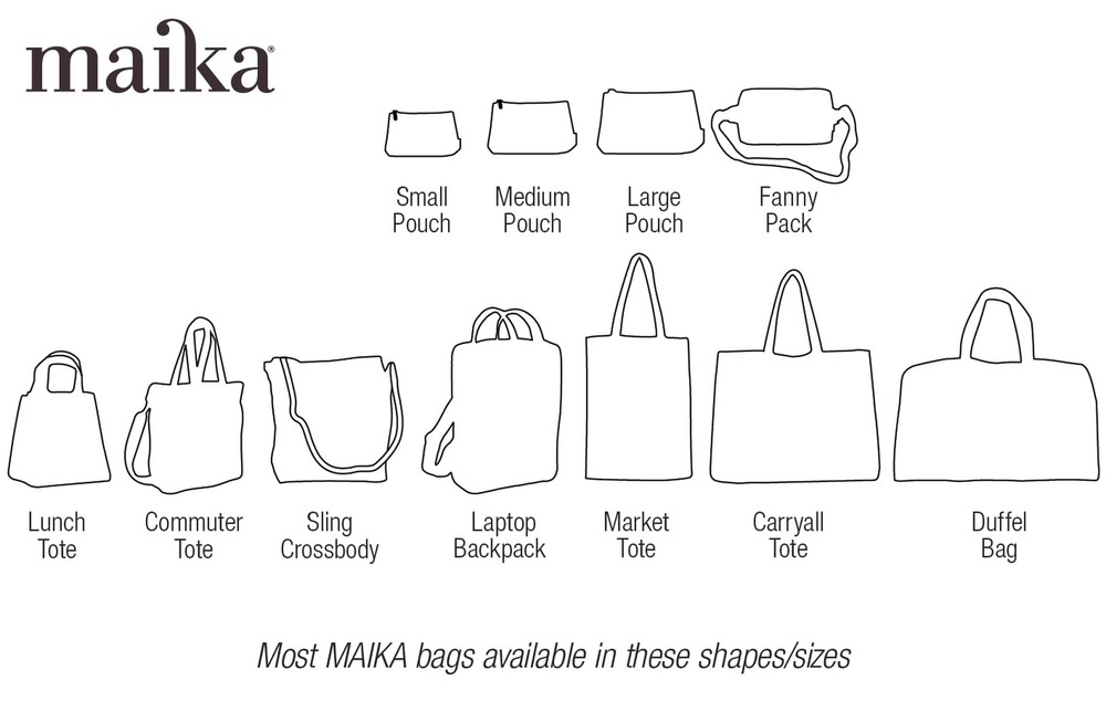 MAIKA Recycled Canvas Zippered Backpack, Nochi, Grey
