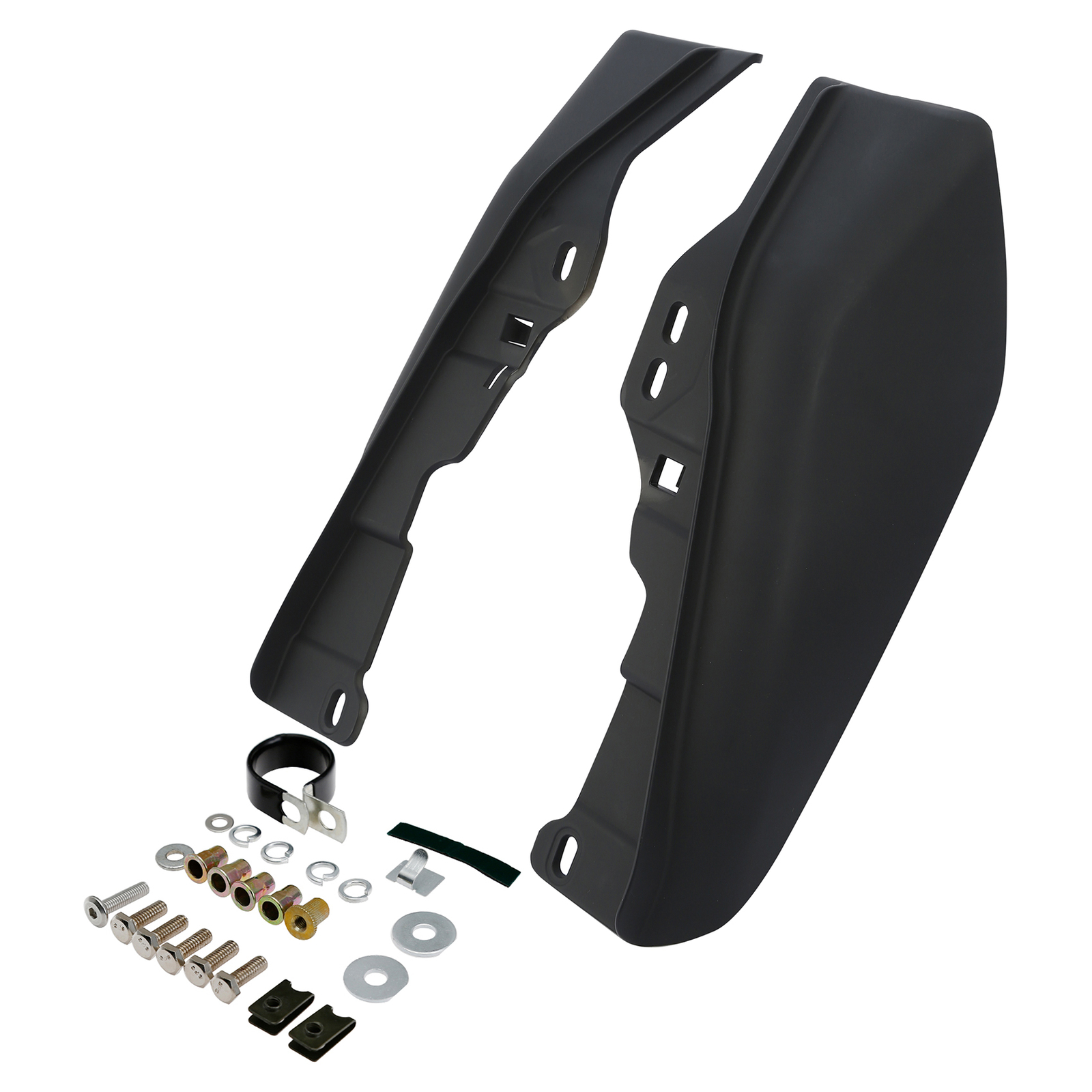 ABS Mid-Frame Air Deflector Heat Shield Fit For Harley Street Road Glide 09-up