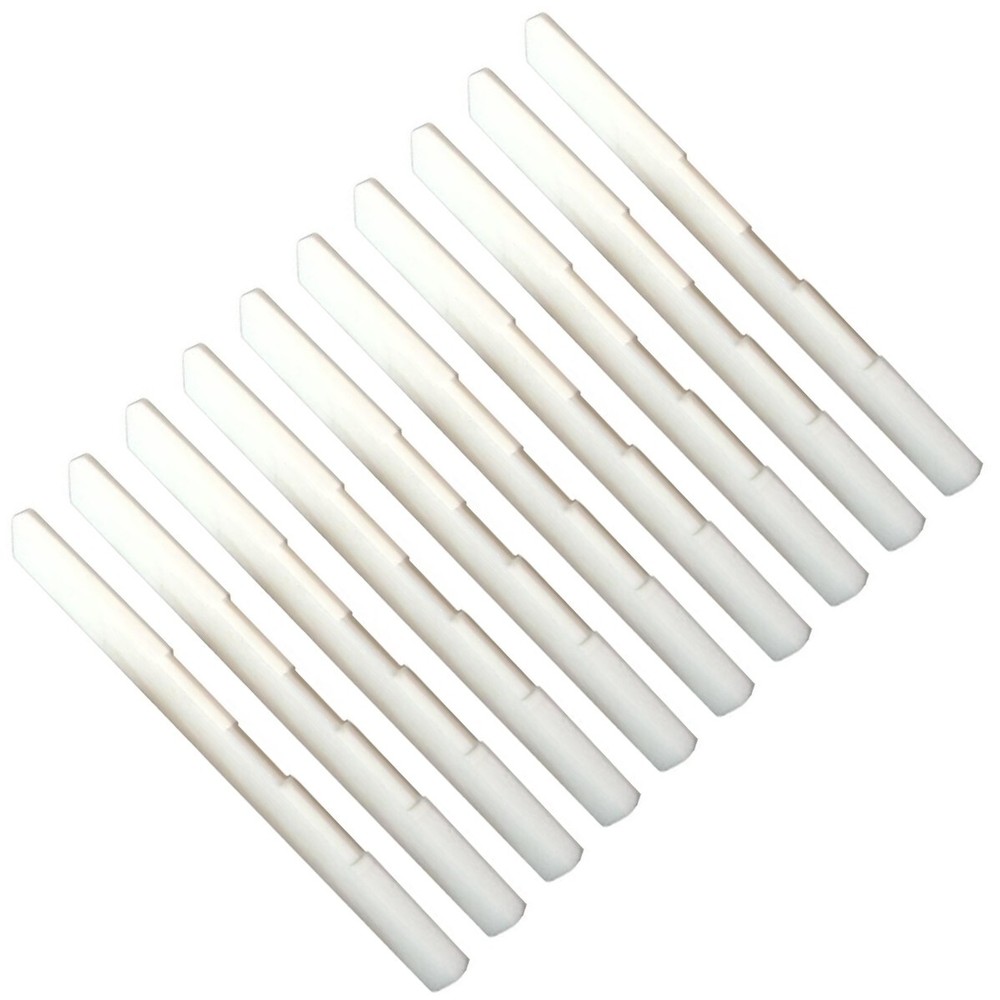 10x Bone Classical Guitar Saddle Compensated 3-5/32"x1/8"x3/8" (80x3x9mm)