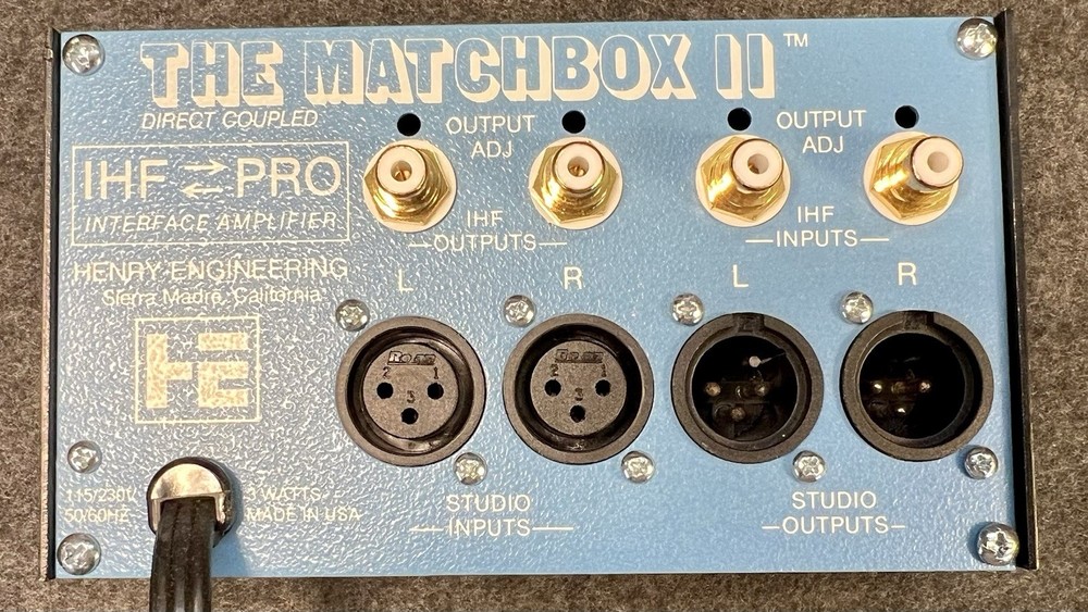 Henry Engineering The Matchbox II Direct Coupled IHF-Pro Interface Amplifier