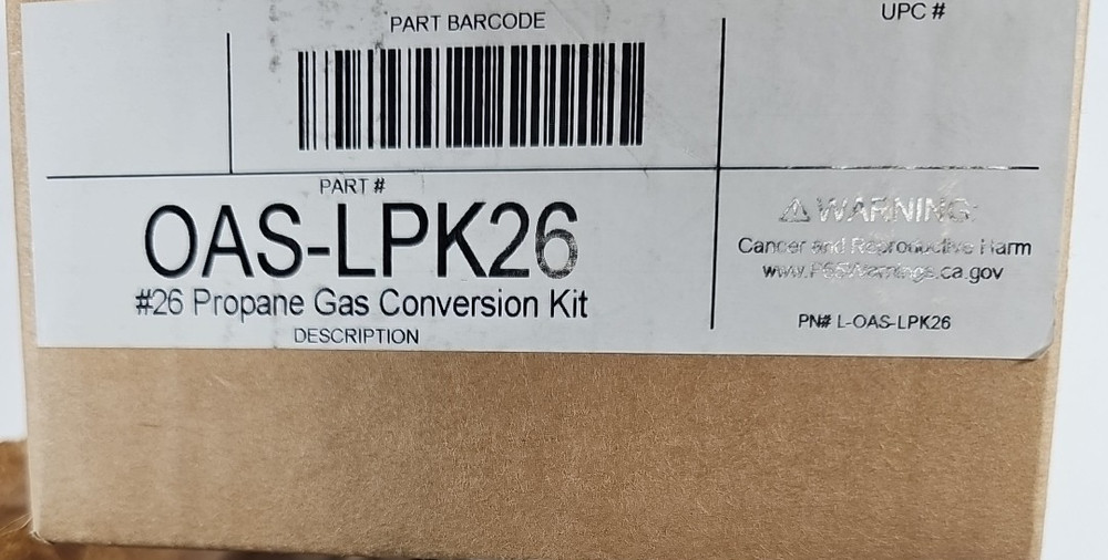 OAS-LPK26 #26 Propane Gas Conversion Kit LP Conversion