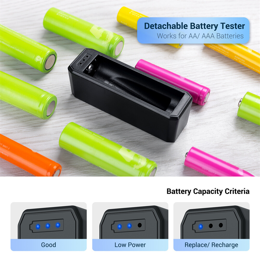 Battery Case Storage Organizer Box Holder for AA AAA 18650 & Camera Batteries