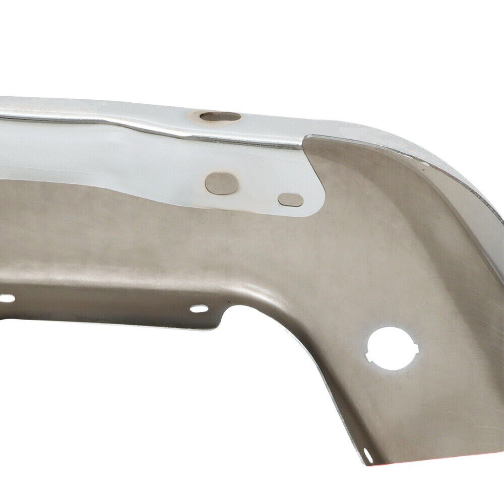 Front Bumper Face Bar w/ Sensor Hole Chrome For 2022-2026 Chevy Silverado 1500