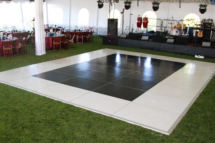 Wedding Dance Party Vinyl Floor Cover Gloss & Matte White & Black Decal Sticker