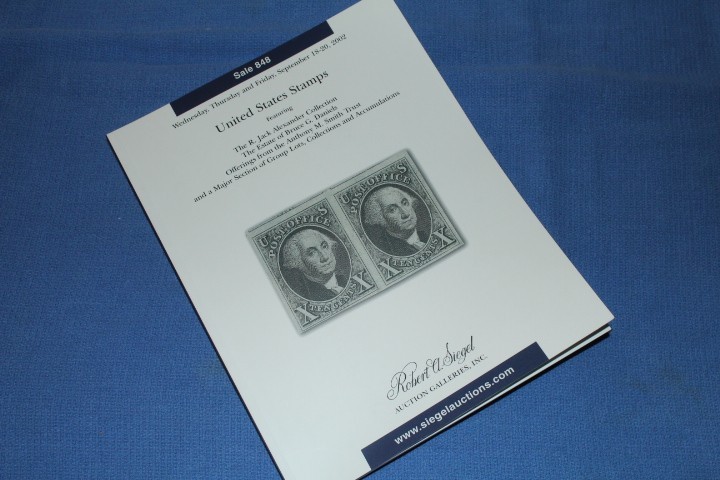 Siegel Auction Sept 2002 US Stamps #848 INCLUDES REALIZATIONS BlueLakeStamps