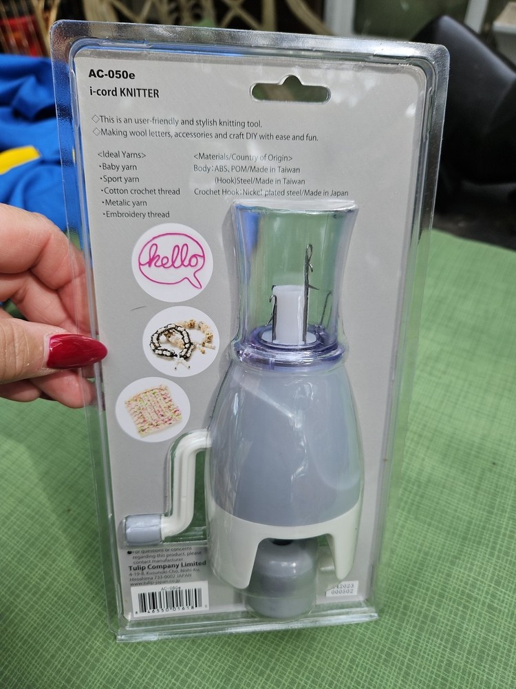 Tulip I-Cord Knitter Machine Knitting Amicolle NEW