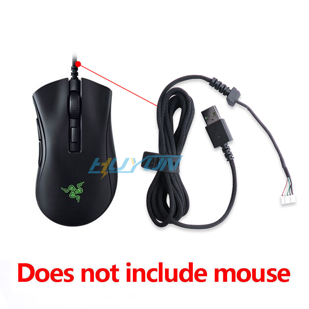 USB Mouse Cable Replacement For Razer Deathadder V2 mini wired Gaming Mouse