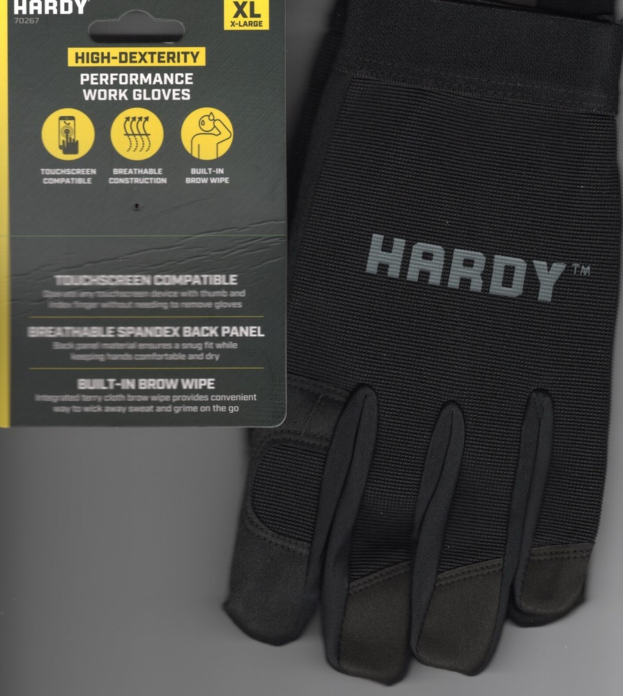 HARDY MENS MECHANICS WORK GLOVES (X-LARGE ONLY)