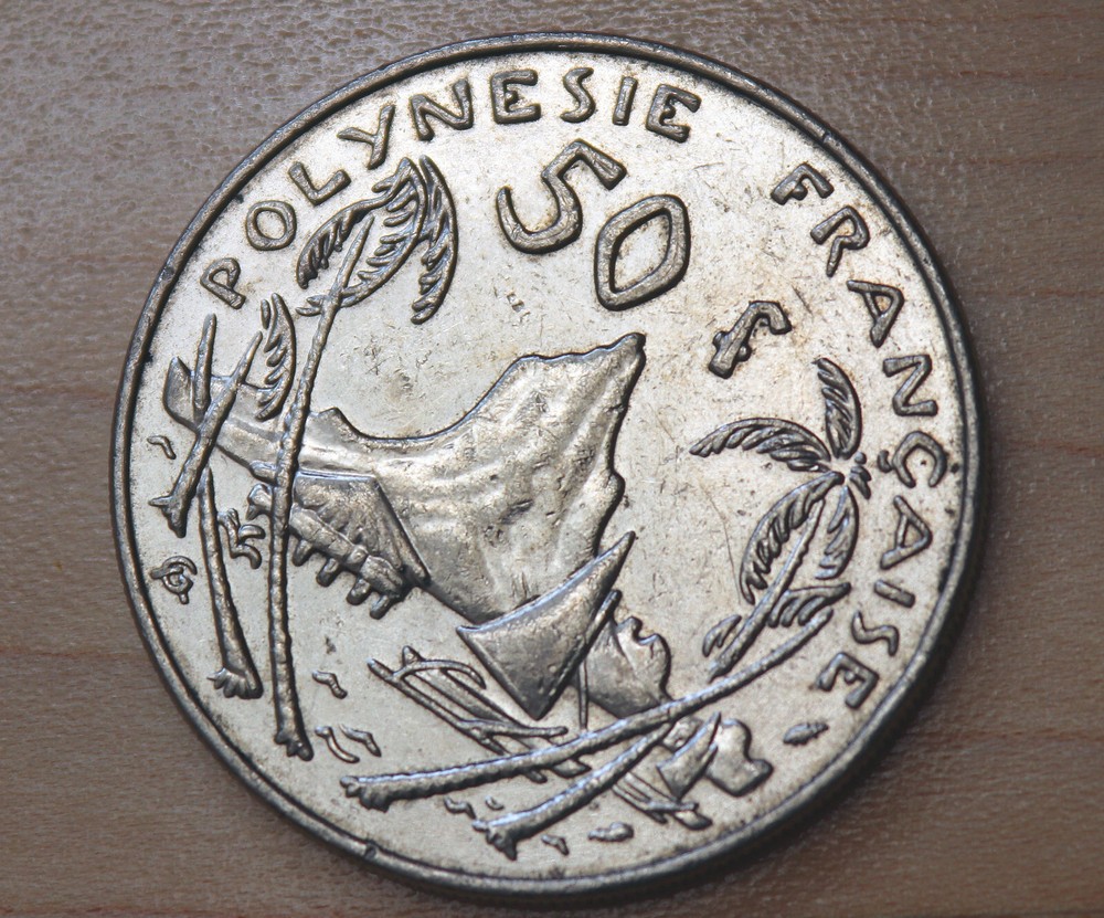 1982 French Polynesia 50 Francs