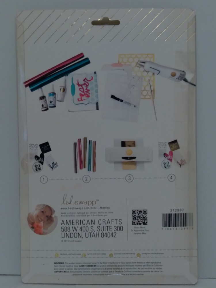 Minc - Heidi Swapp - New (Open) - 5 Piece Brush Set