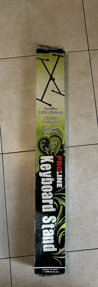 Proline PL100 X-Braced Keyboard Stand Open Box