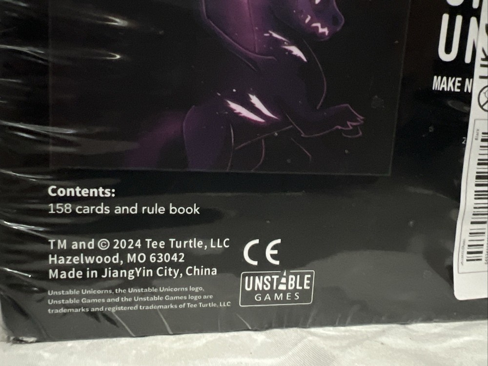 Unstable Unicorns Chaos Deck First Edition Kickstarter Exclusive