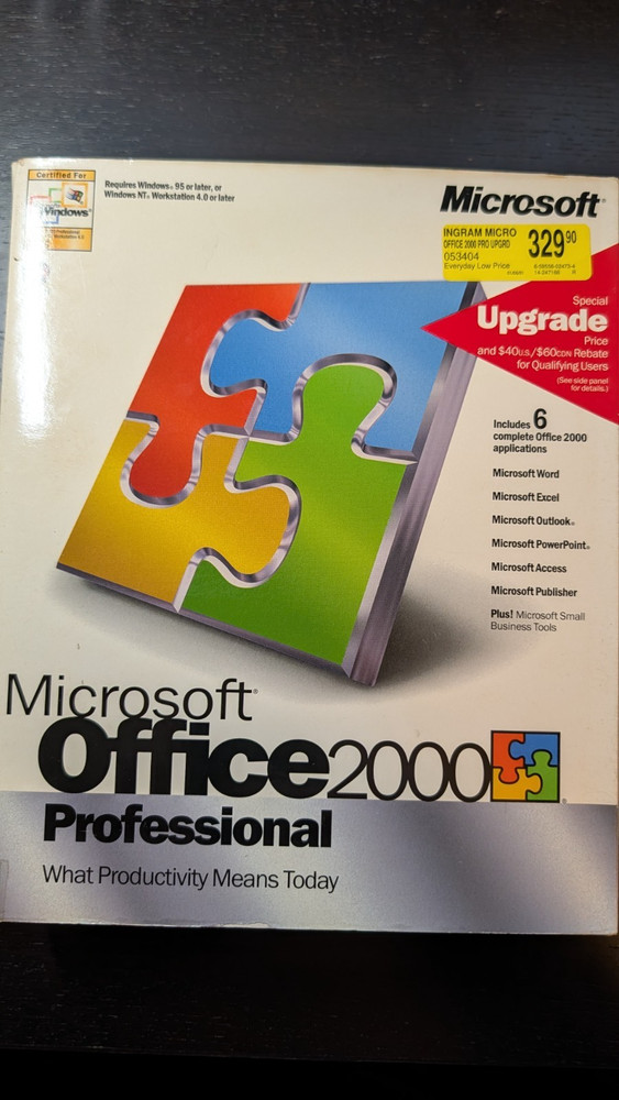 Microsoft Office 2000 Professional - Upgrade
