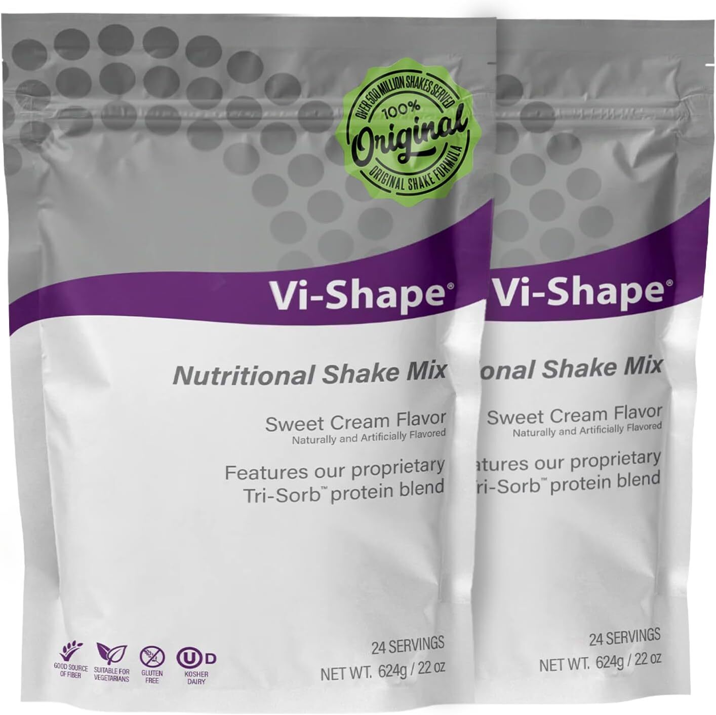 Vi Shape Original Nutritional Shake Mix Sweet Cream Flavor TriSorb Protein Blend