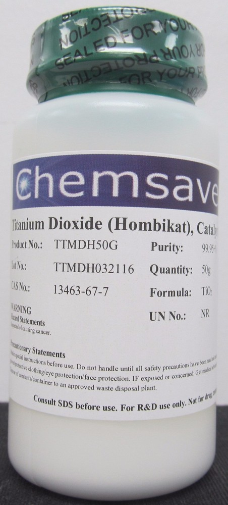 Titanium Dioxide (Hombikat), Catalyst Grade, 99.95+%, 50g