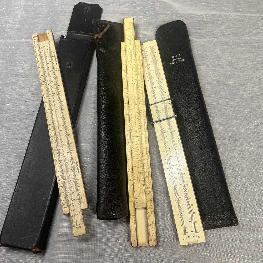 Engineering Vintage Slide Rule / Ruler / Measure / Scientific / Drafting tools