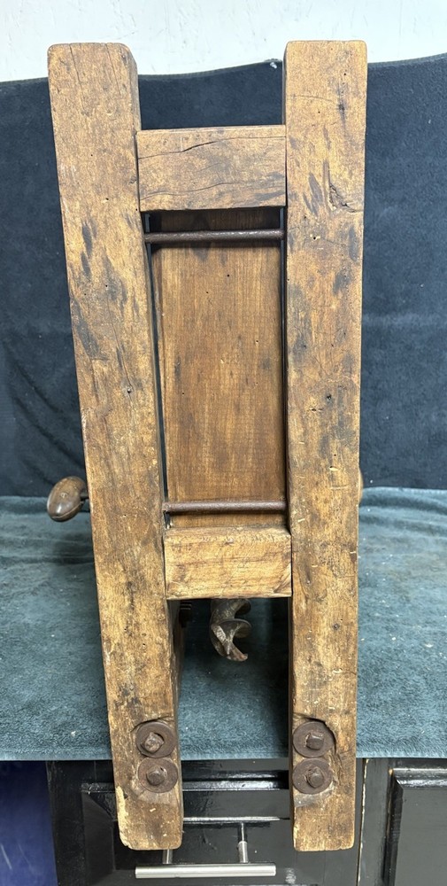 Vintage Barn Beam Timber Frame Auger Drill Hand Crank