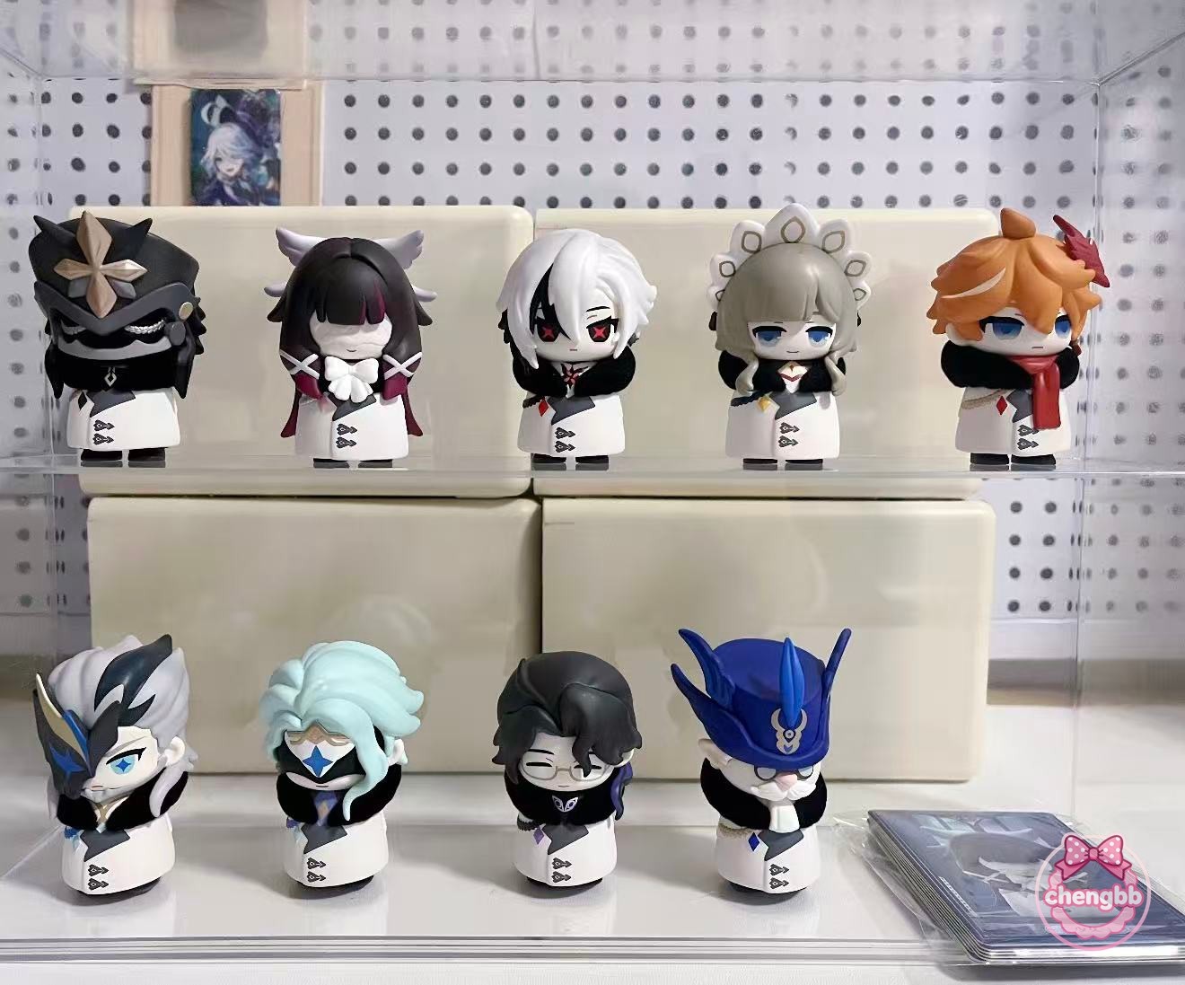 Mihoyo Genshin Impact Fatui Harbingers Chibi Figures Blind Box Gift
