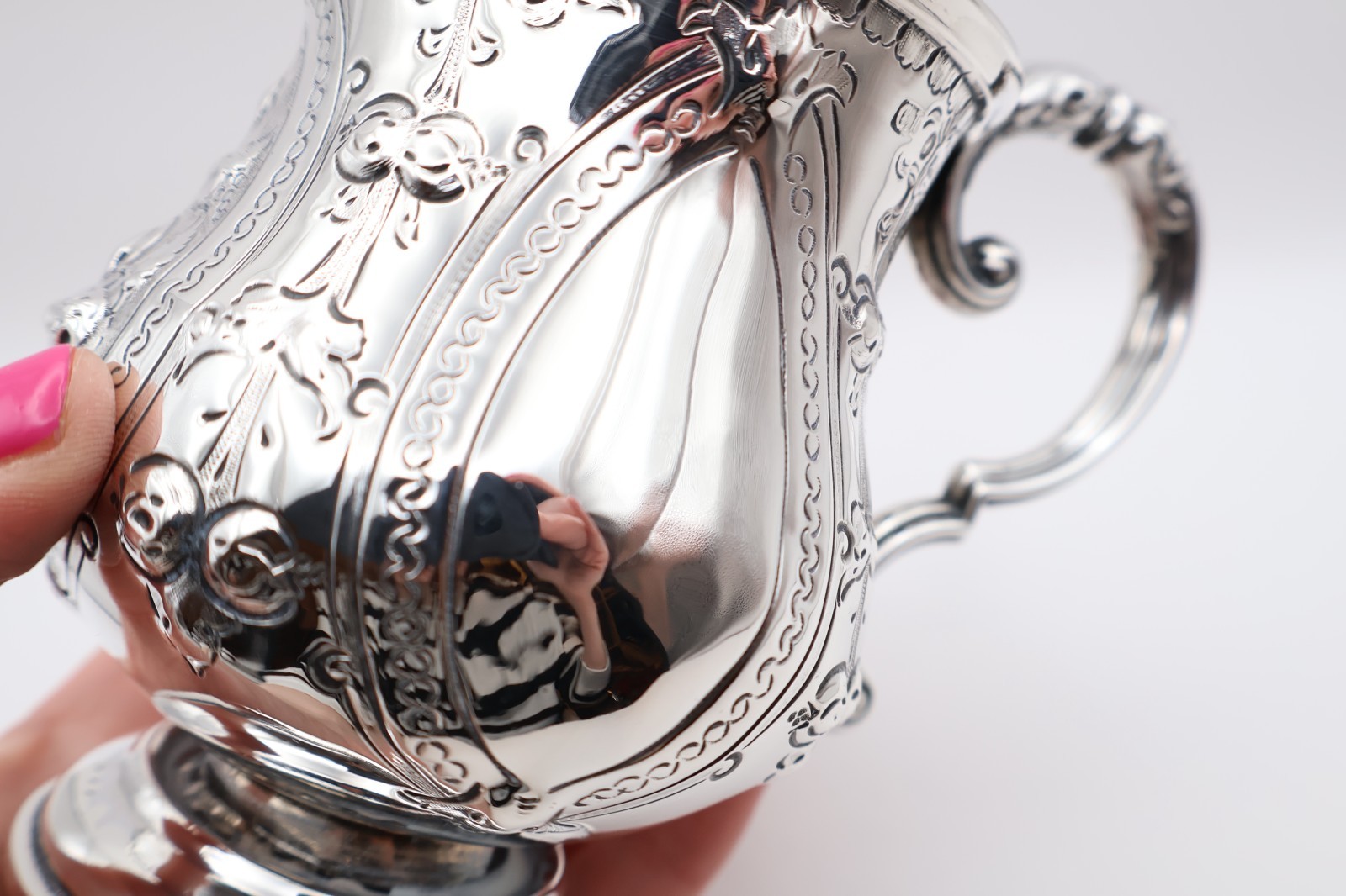 Heavy Quality Antique Victorian Solid Silver Tankard Cup Birmingham 1868