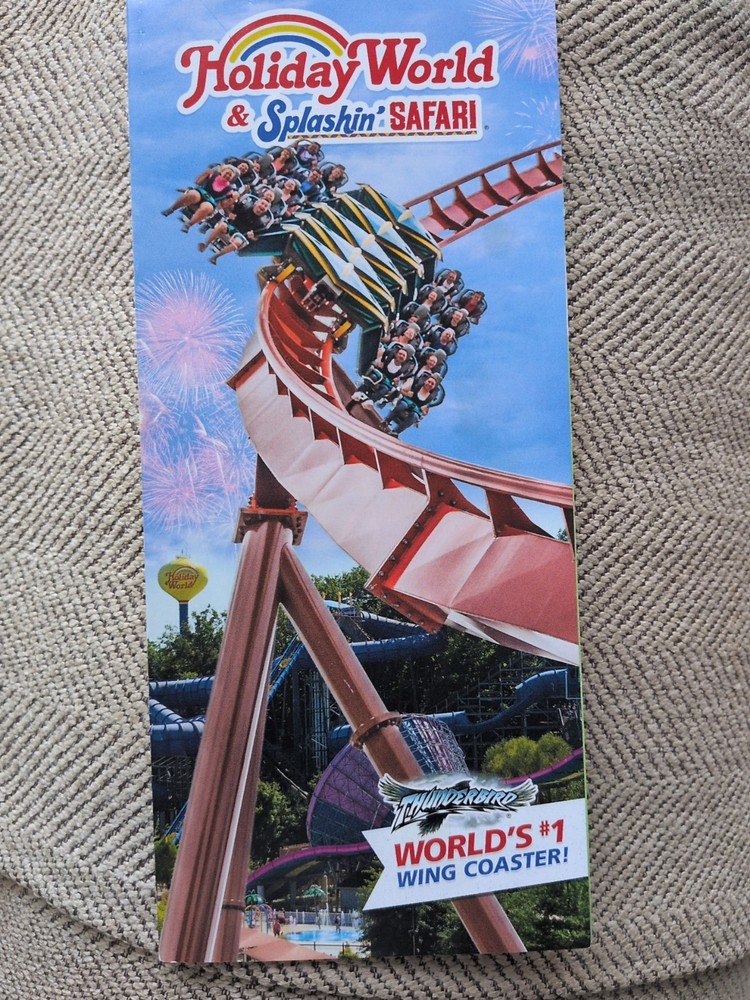 2018 Holiday World Amusement Theme Park Map Brochure Guide