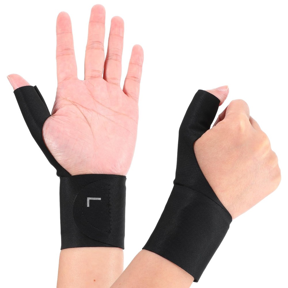 Wanmu 2 Pcs Thumb Wrist Brace Compression Sleeve, Elastic Protector Support...