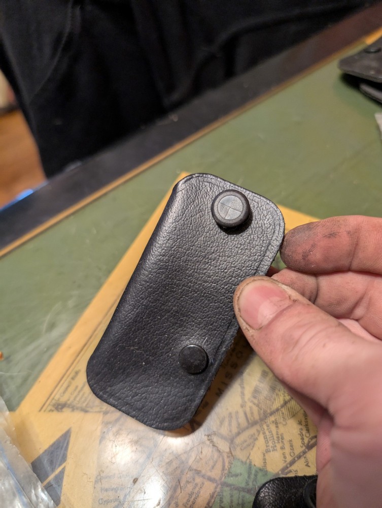 NOS LEATHER BMW KEYCHAIN KEY WALLET E30/E28/E34/E24