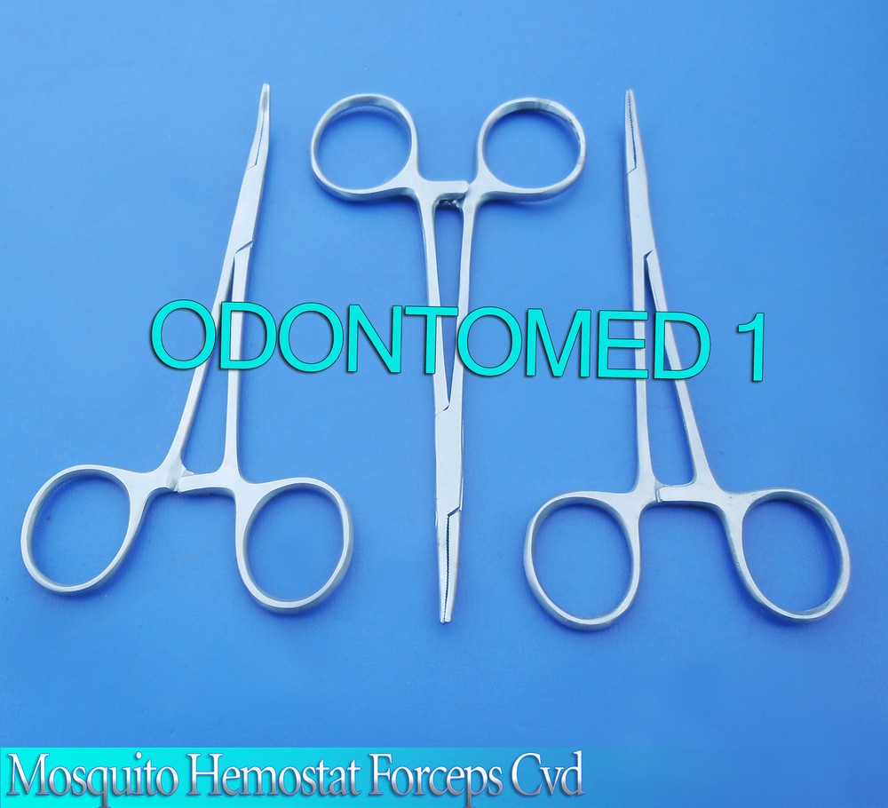 6 MOSQUITO LOCKING HEMOSTAT FORCEPS 3.5" CVD
