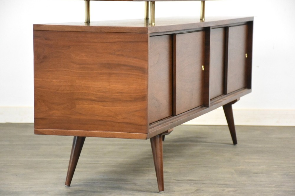 Refinished Walnut Sideboard Credenza