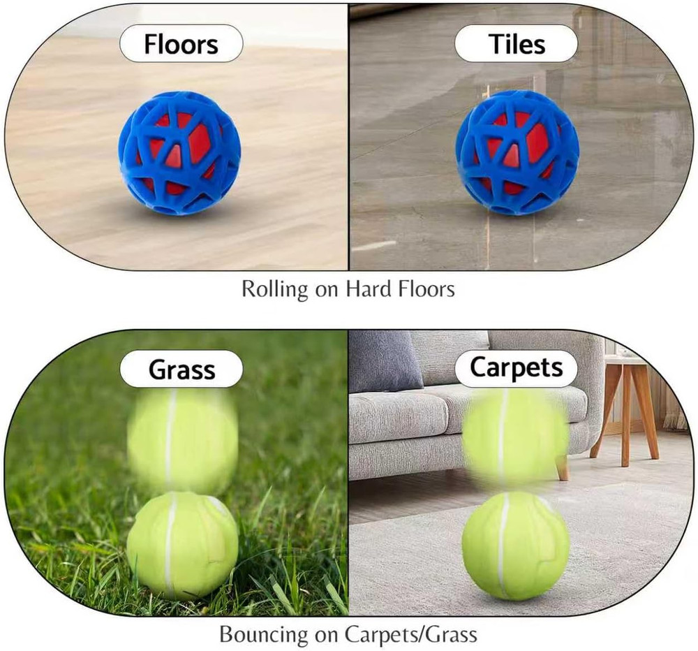 Interactive Dog Toys – Durable Automatic Bouncing & Vibrating Interactive Dog Ba