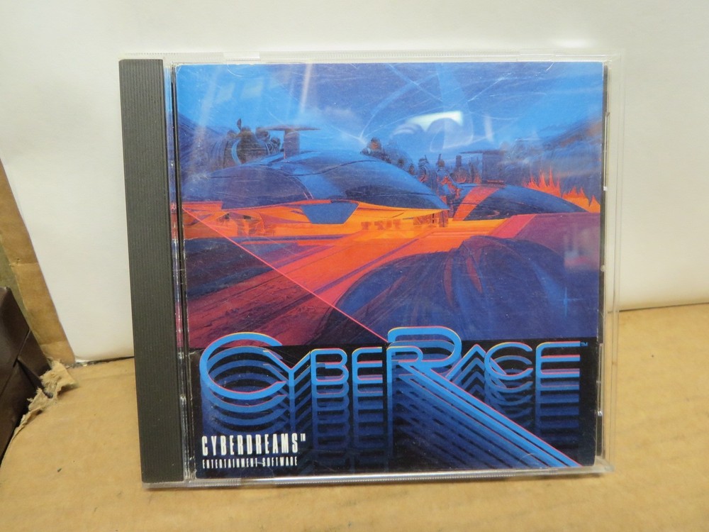 CD ROM VINTAGE 1990's SOFTWARE " CYBERRACE "