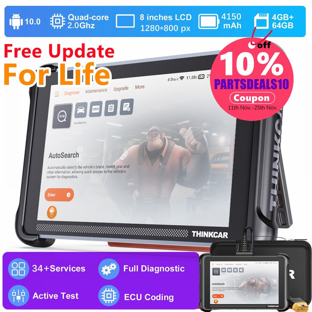 THINKSCAN 689 Auto Full System Diagnositc Scan Tool 34+ Service E/CU Coding DOIP