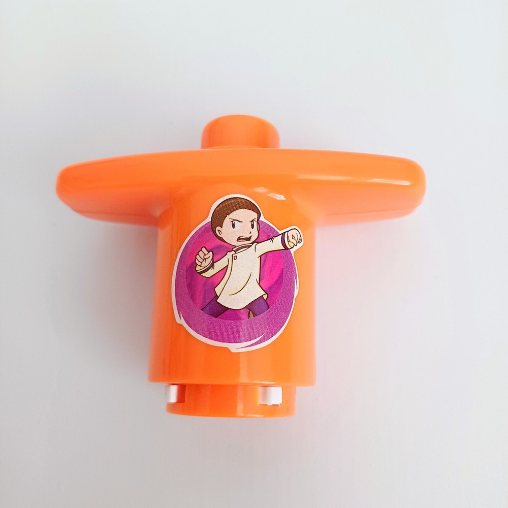 Orange Digimon Spinning Top