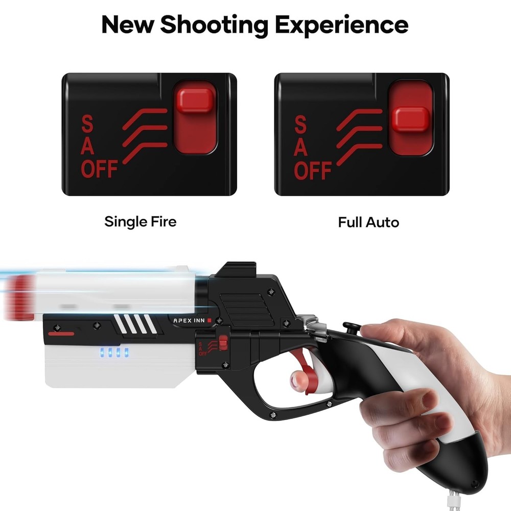 Electric Controller Pistol Grips Enhance VR FPS Games Experience