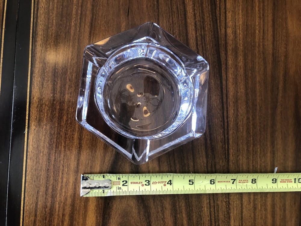 Lead Glass Ashtray